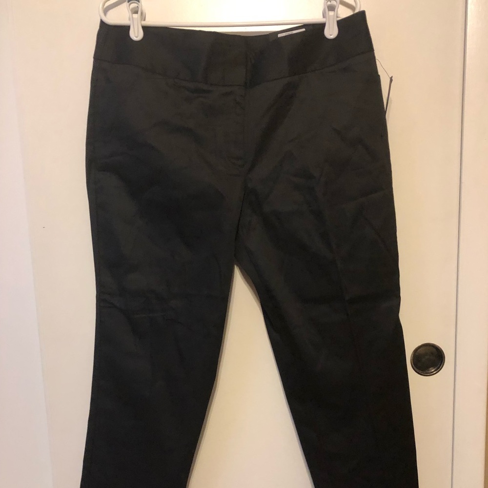 TALL Black Crop Capri Pants Dress Work tall size